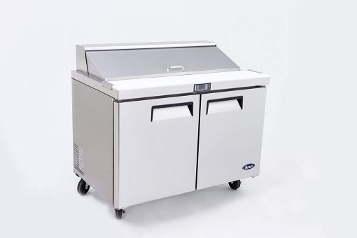 Atosa Large Double Door Food Prep Table Fridge MSF8303