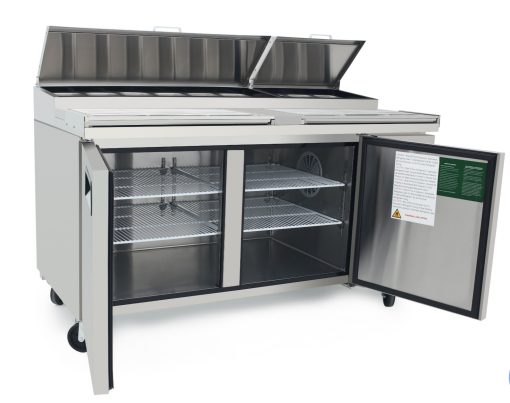 Atosa Double Door Food Prep Table Fridge MPF8202