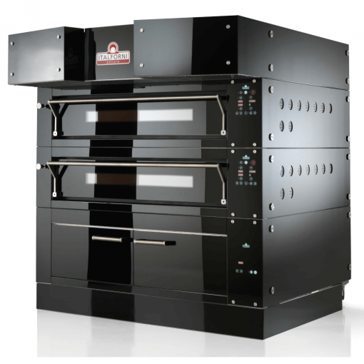 Double deck customisable electric pizza oven