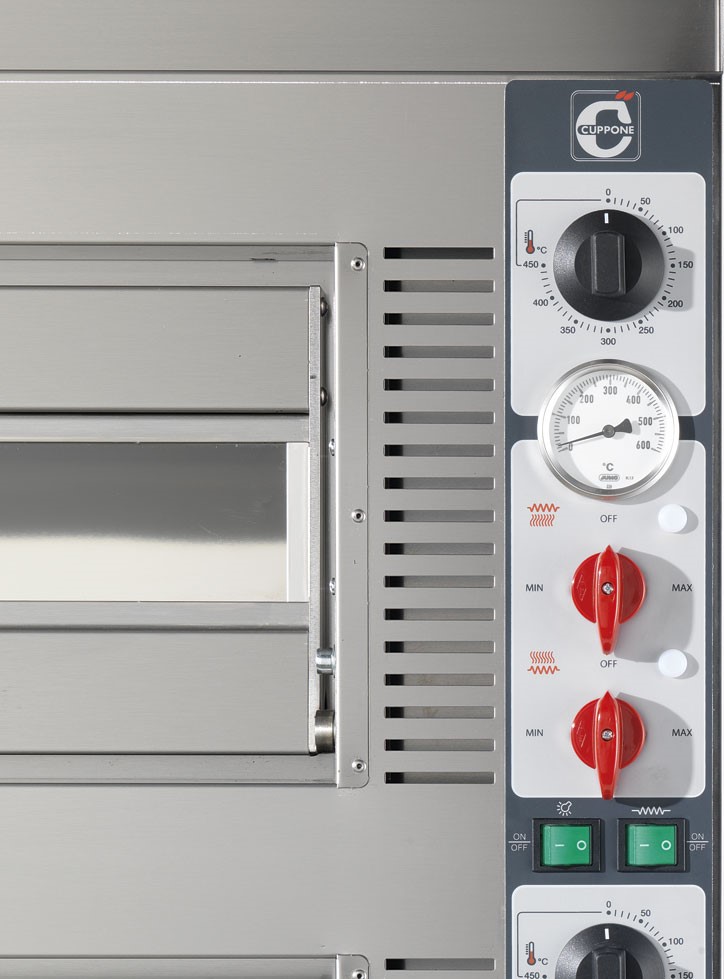 Cuppone double deck commercial pizza oven Tiepolo LLKTP6352L