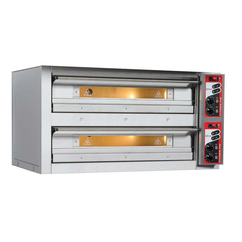 Zanolli double deck Pizza oven Citizen 9 + 9 Euro Pizza Ovens