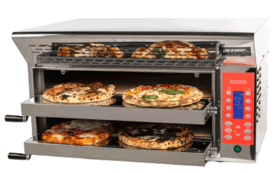 Stima VP2 Evolution XL twin deck Hi Speed pizza oven