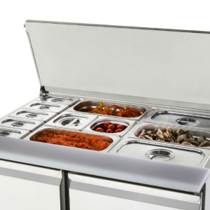Atosa ICE3800GR 2 door prep fridge