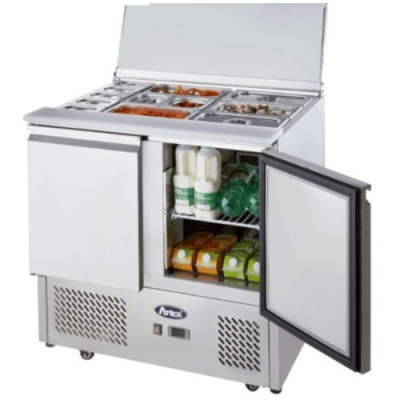 Atosa ICE3800GR 2 door prep fridge