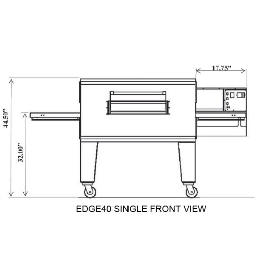 EDGE NEW 2nd Generation Pizza oven conveyor 32" EDGE3240-1