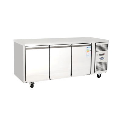 Atosa EPF3432 3 Door bench fridge