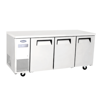Atosa YPF 9042 3 door bench fridge