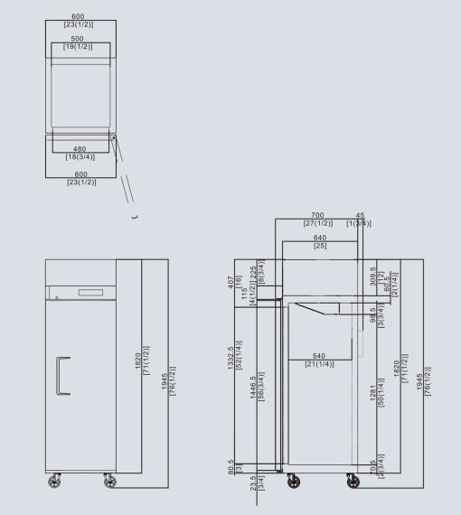 Atosa YBF9206 single door Fridge