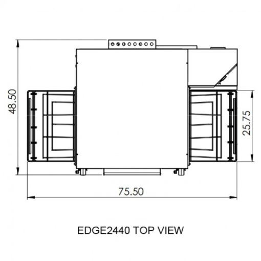 EDGE Pizza oven conveyor 24" EDGE2440-1