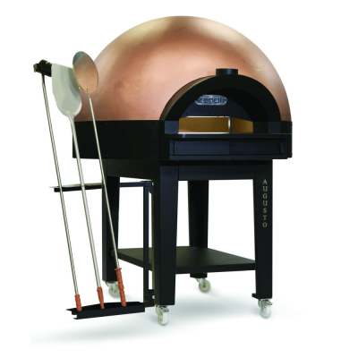 Zanolli AVGVSTO dome pizza oven italian made with bronze finishing