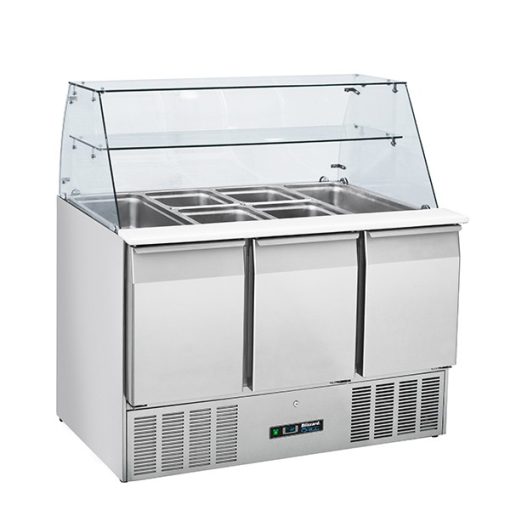 Blizzard BPD3-ECO 2 Door display prep fridge