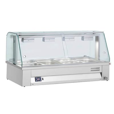 Inomak MBV67 Counter Top Bain Marie 2x GN1/1