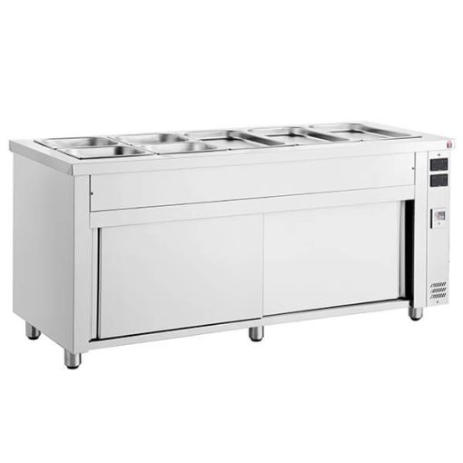 Inomak MHV711 Bain Marie With Heated Base 3x GN11