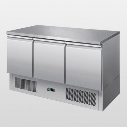 ATOSA ICE3851 3 door counter fridge