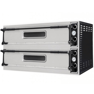 Prisma XL22LEU Slim double deck 4+ 4 pizza oven Prisma XL22LEU Slim double deck 4+ 4 electric commercial pizza oven