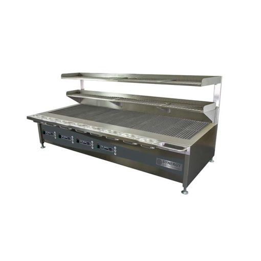 Synergy Trilogy ST1700 Grill garnish rail and slow cook shelf