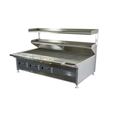 Synergy Trilogy ST1300 Grill garnish rail and slow cook shelf
