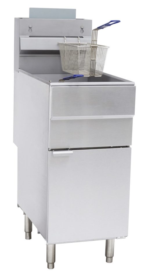 CHEFSRANGE GF90 22 litre single tank gas fryer 3 burner