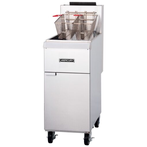 Mercury twin basket gas fryer