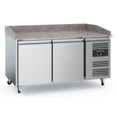 Ecofrost granite top pizza counter with stainless steel finishing